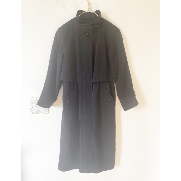 Fleet Street Jackets & Blazers - Fleet Street Fleece Lined Black Trench Coat 4P